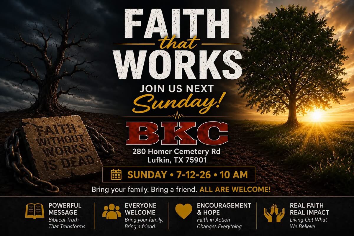 Faith That Works sermon at Brother’s Keeper Church