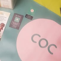 Called Out Christian information displayed at an outreach table