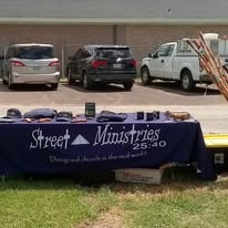 Street Ministries outreach table