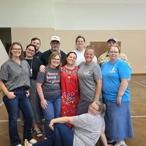 Women serving together with the Jubilee ministry team